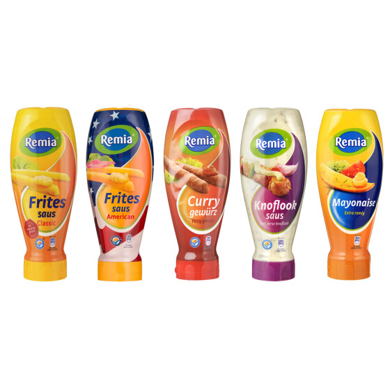 Remia SET aus 5 versch. Soßen a 500ml