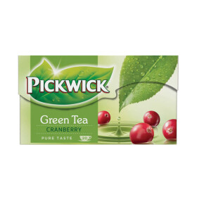 Pickwick Green Tea with Cranberry 20 pieces &aacute; 2g