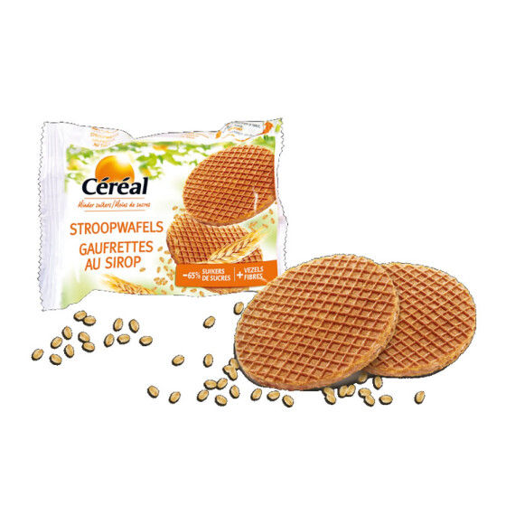 Cereal syrup waffles with less Sugar 150g