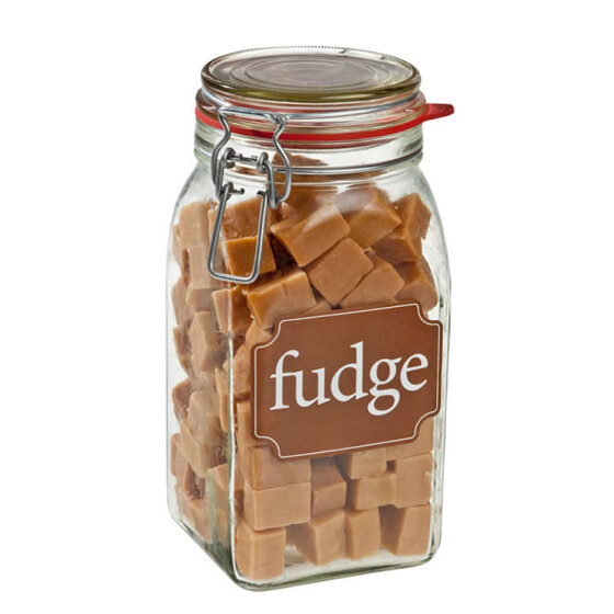 Kindlys weck jar Fudge with vanille taste 900g