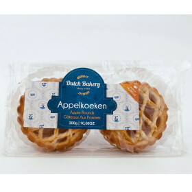 Dutch Bakery - 6 Appelkoeken - Dutch Applecake 300g