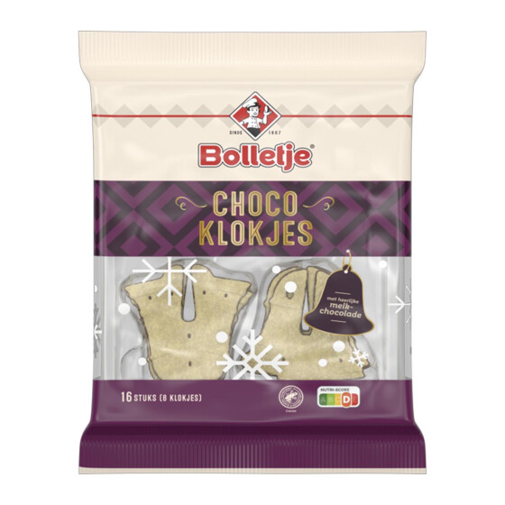 Bolletje Choco Klokjes Kekse 150g