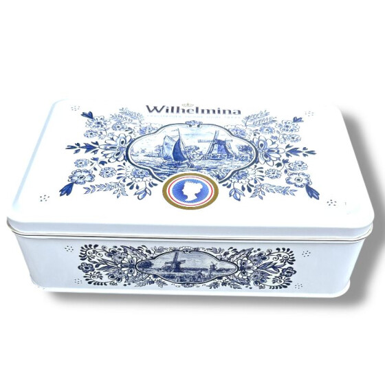 Fortuin Delftstblauw Giftbox Wilhelmina Pepermunt Pfefferminze 500g