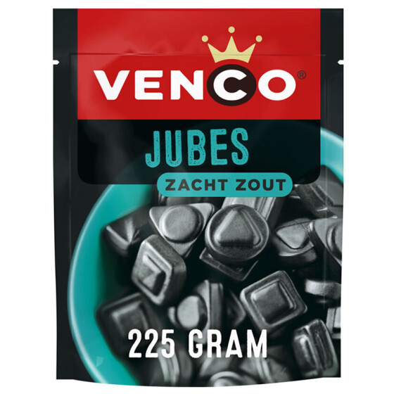 Venco Jubes Liquorice sweet and soft 235g