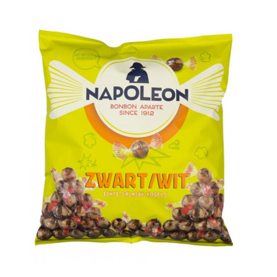 Napoleon Hard-boiled candies filled with salty liquorice 1 Kg