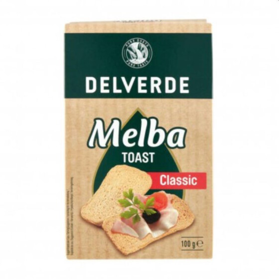 Delverde Melba Toast Naturel 100g
