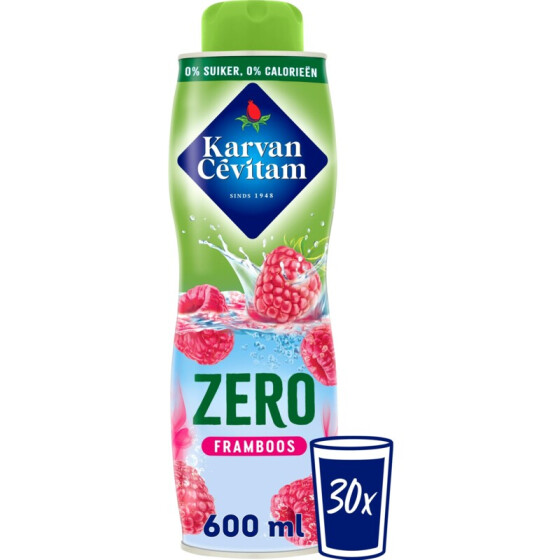 Karvan Cevitam Syrup Raspberry, 0% Sugar 600ml