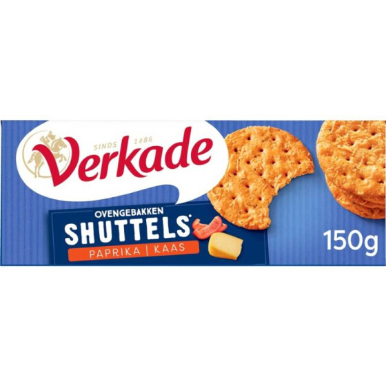 Verkade Shuttles Paprika cheese 150g