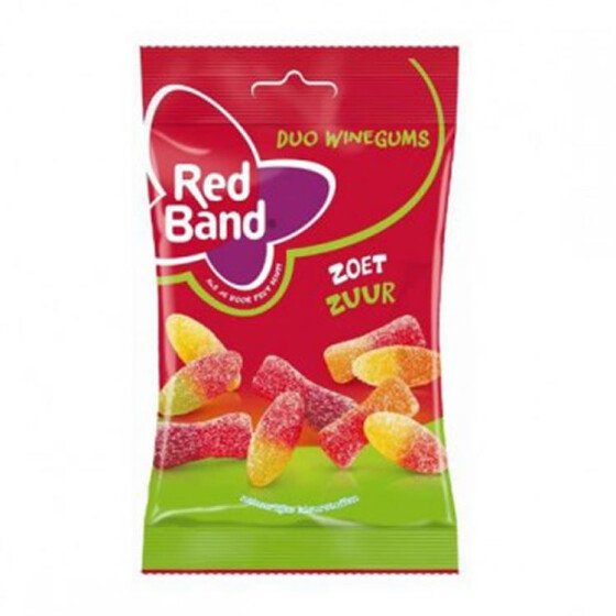 Red Band Winegum Duo Sweet Sour 120g