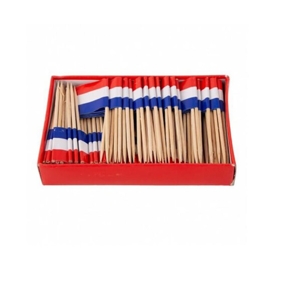 Holland flags - Picker for snacks or muffins - 500 pcs.