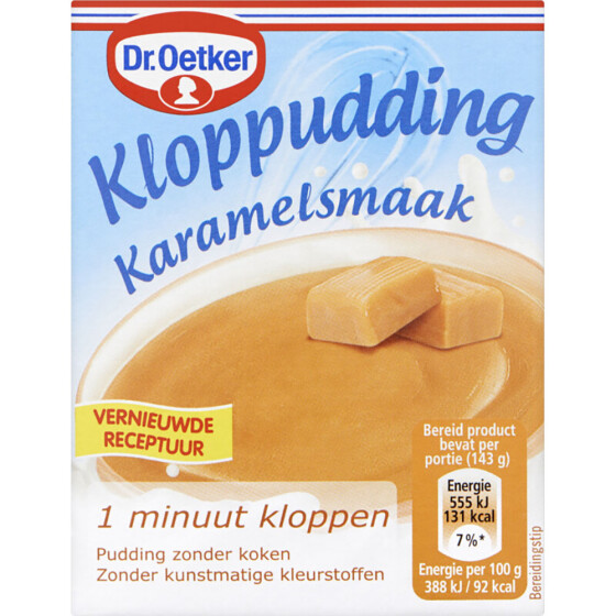 Dr. Oetker Klopppudding Karamell 74g