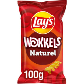 Lays Wokkels Naturel Chips 100g