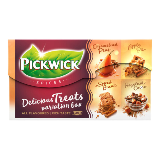 Pickwick Delicious Treats variation box Tea 20 x 30g (4x5x1,5g)