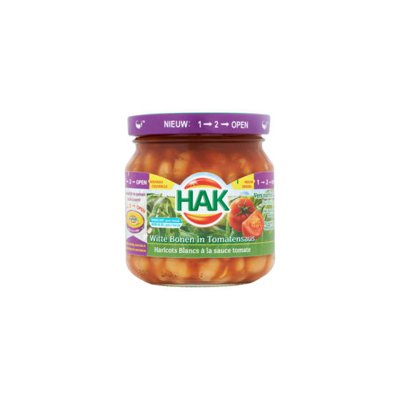 Hak White Beans/Tomato Sauce 720g