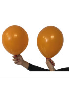 Orange Luftballons Helium 50 Stk.