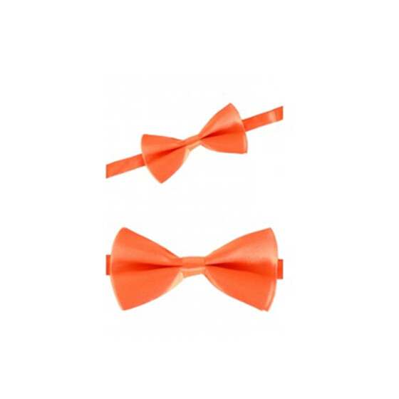 Bow tie satin orange