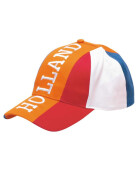 Orange Holland Baseball Cap with Red White Blue