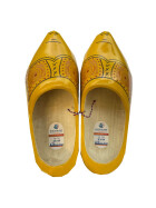 Real Dutch wooden shoes Klompen Yellow Size 40/41