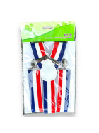 Bretelles Rood Wit Blauw - Hosenträger