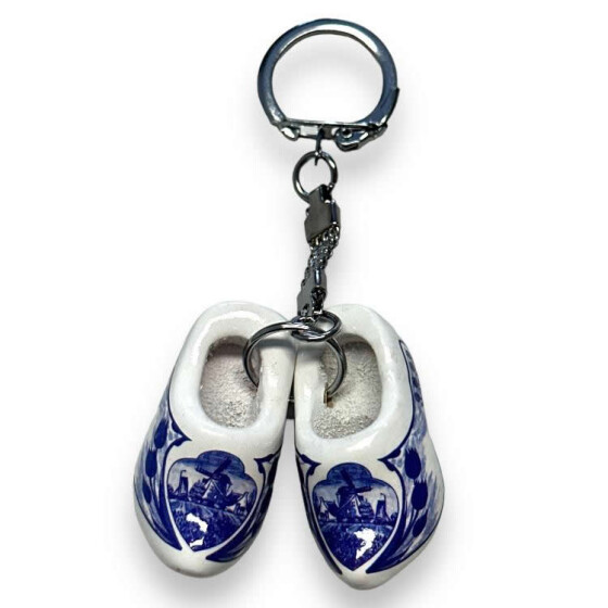 Key ring clogs - 2 clogs - Colour: white