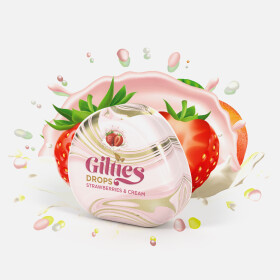 Gilties drops Strawberries &amp; Cream 90g