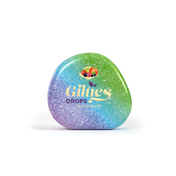 Gilties drops Multifruits Hardboiled Candy 90g
