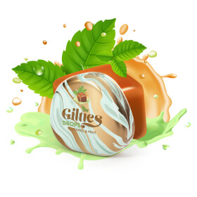 Gilties drops Caramel &amp; Mint 90g