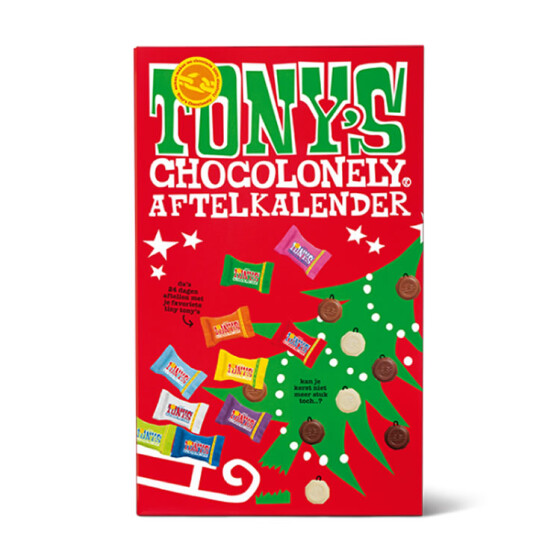 Tonys Chocolonely Christmas countdown calendar 225g