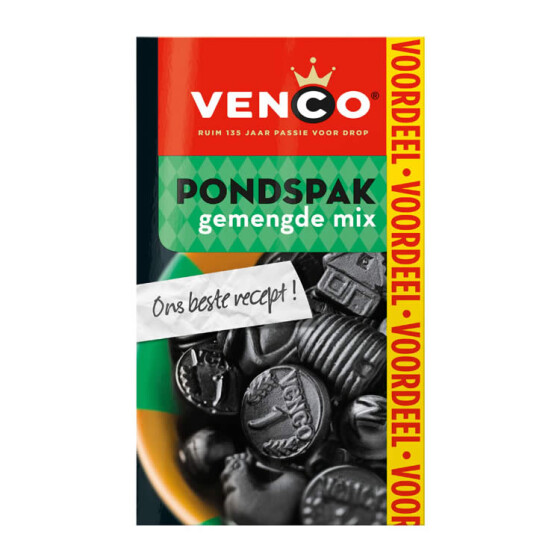 Venco Dropmix Pondspak gemengde Mix Lakritz-Mix 500g