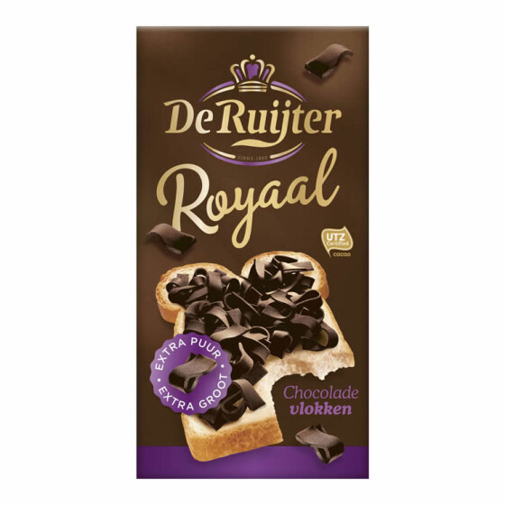 De Ruijter Royale Chocolat Flakes extra Dark 300g