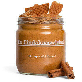 De Pindakaaswinkel Peanutbutter Stroopwafel Kaneel 420g