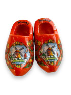 Klomp  Dutch Wooden Glog Magnet - Orange
