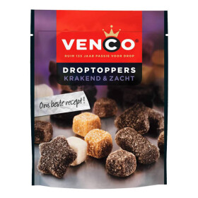 Venco Droptoppers Crunchy &amp; Sweet- 224g