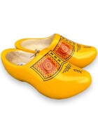 Brabant houte klompen wooden clogs yellow 39