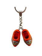 Key ring clogs - 2 clogs - Colour: orange