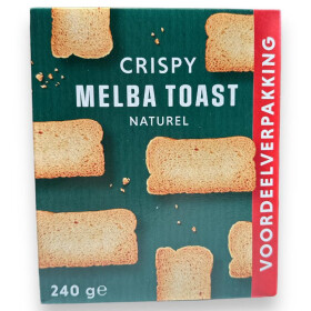 Crispy Melba Toast Naturel 240g