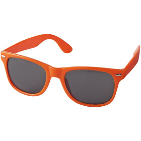 Orange glasses with tulips