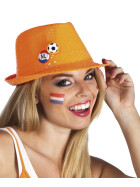 Nederland Fan-Anstecker Buttons 4 Stk.