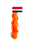 Schweißband Niederlande Rot Weiß Blau mit orangem Haar