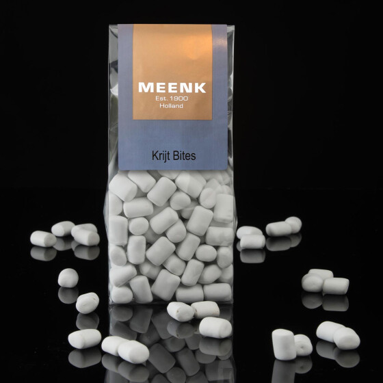 Meenk Krijt bites wit 170g
