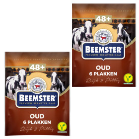 2 x Beemster Old Chees 6 Slices 48+ 150g