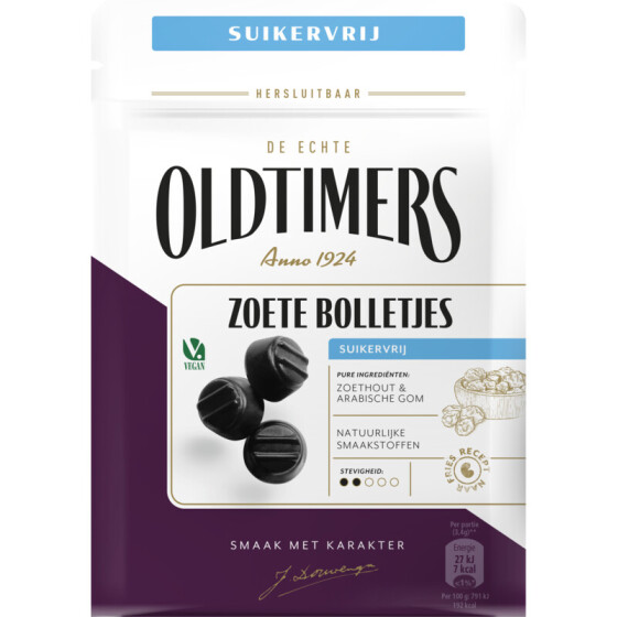 Oldtimers Zoete Bolletjes sugar free 100g