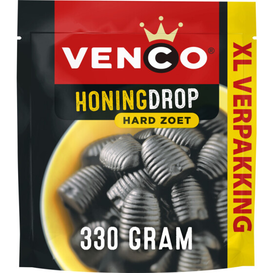 Venco Honingdrop Hard sweet honey XL 340g
