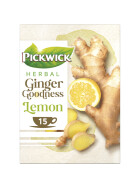 Pickwick GingerGoodnes Ginger & Lemon 15 x 1,75g