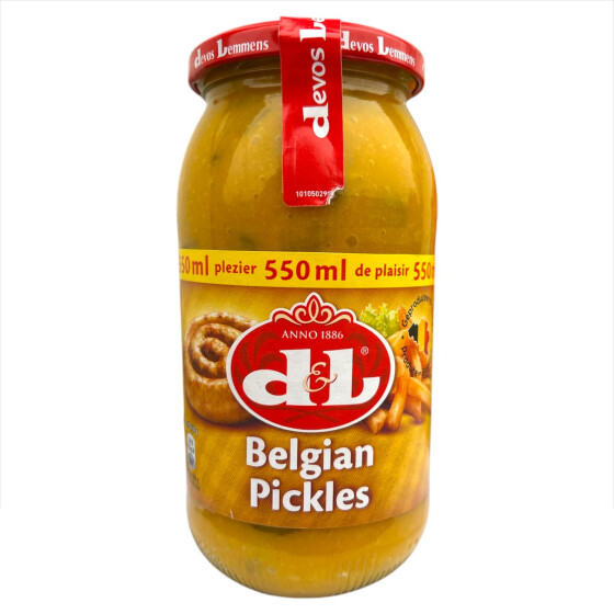 D&L Belgian Pickels 550ml