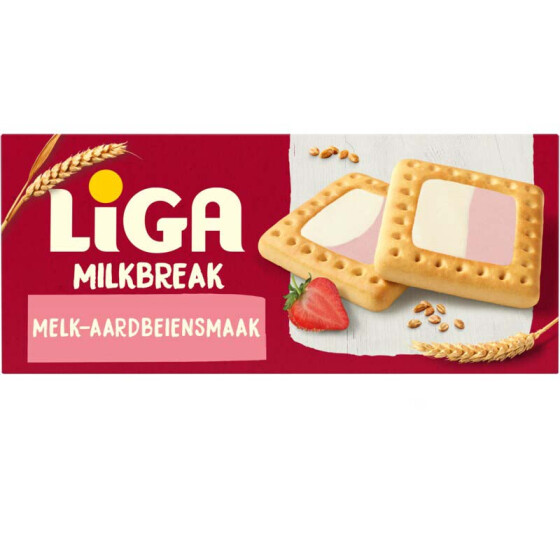 Liga Evergreen Milkbreak Milk-Strawberry 245g