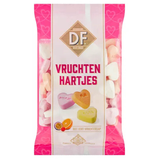 D.F. Fortuin Vruchten Hartjes 200g