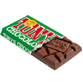 Tonys Chocolonely Milkchocolate 32% Hazelnut 180g  (BBD...