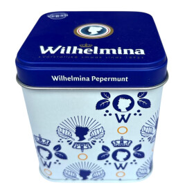 Wilhelmina Pepermunt Pfefferminze Dose Delfts Blauw...