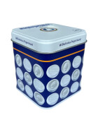 Wilhelmina Pepermunt Blik Delfts Blauw Blaadjes 100g